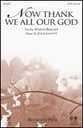 Now Thank We All Our God SATB choral sheet music cover